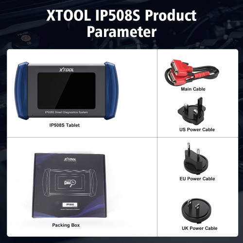 XTOOL InPlus IP508S Diagnostic Tool with 9 Reset Services ABS Bleeding Throttle Relearn Injector Coding Upgraded Ver. of IP508 Lifetime Free Update