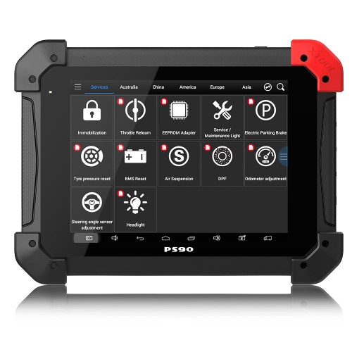 [No Tax] Xtool Ps90 Pro Car Diagnostic Tool and Heavy Duty Truck for Diesel/gasoline Oil Reset/EPB/BMS/SAS/DPF/TPMS Relearn/IMMO