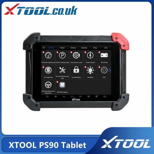 [UK/EU/US Ship] Original XTOOL PS90 Tablet Full System Diagnostic Tool and 30+ Special Functions for Immobilizer/Oil Reset/EPB/BMS/SAS/DPF/TPMS Reset