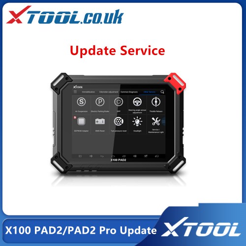 XTOOl X100 PAD2 or X100 PAD2 Pro Update Service for One Year