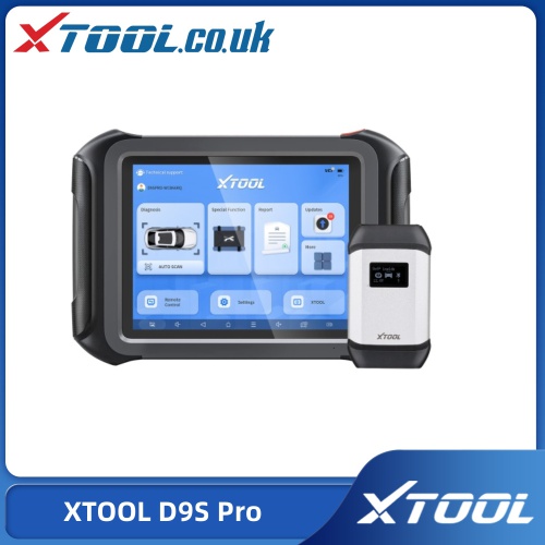 2024 XTOOL D9S PRO Automotive Tool Bi-Directional Control and Online ECU Coding & Programming and Key Programming Doip&CAN FD Add Topology Map