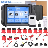 2024 XTOOL D9S PRO Auto Diagnostic Tool Vehicle Scanner 42 Services Full System Diagnosis ECU Coding Key Programming Active Test CAN FD DoIP