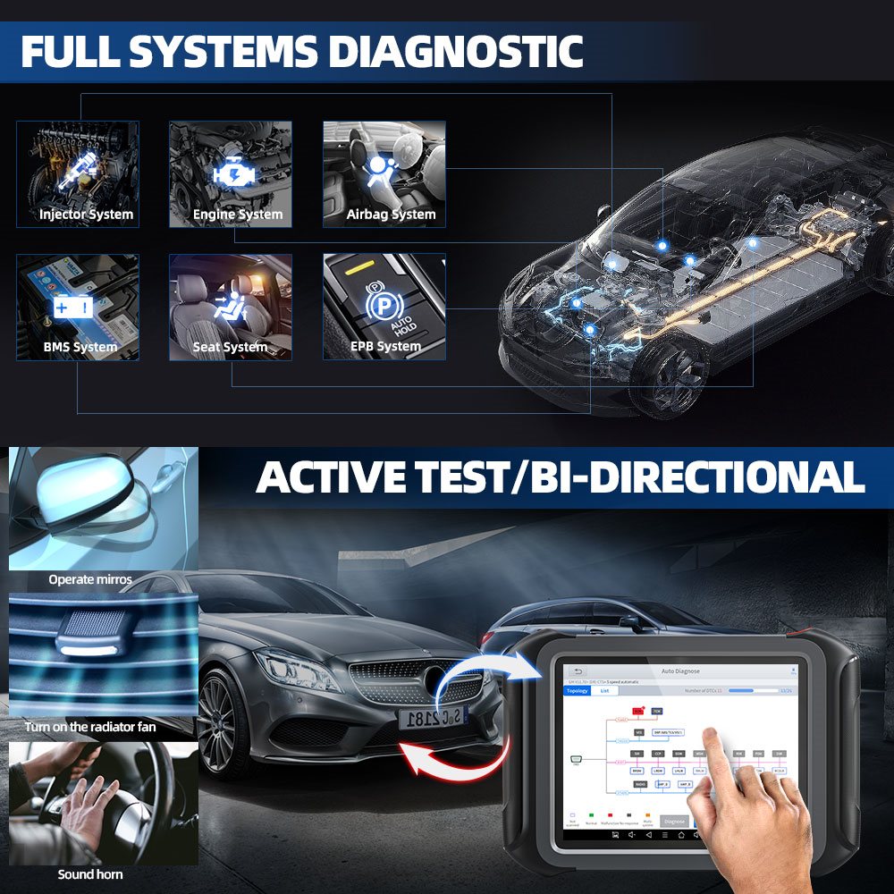 XTOOL D9HD full system diagnostic 