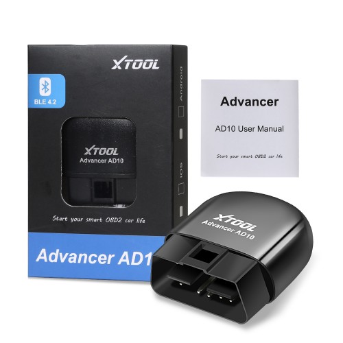 XTOOL AD10 OBD2 Diagnostic Scanner Work with IOS/ Android With HUD Head Up Display