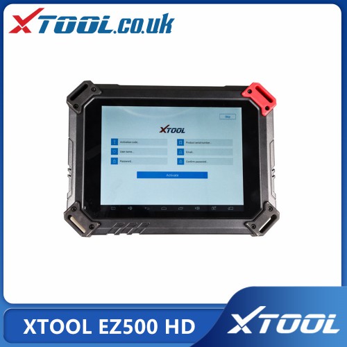 XTOOL EZ500 HD Heavy Duty Diagnosis System with Fuel Pump Calibration