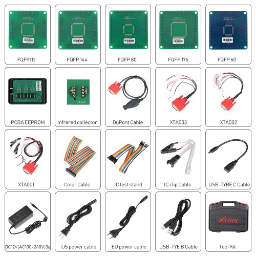 [UK/EU/US Ship] Xtool KC501 Mercedes Infrared Key Programming Tool Support MCU/EEPROM Chips Reading&Writing Work with X100 PAD3/A80 Pro/A80/D8/X100MAX