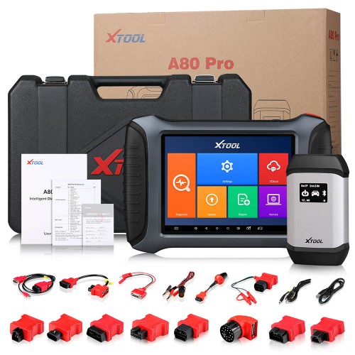 XTOOL A80 Pro + Xtool KC501 Full System Diagnosis With ECU Coding / Key Programming/Mercedes Infrared Key Programming Tool