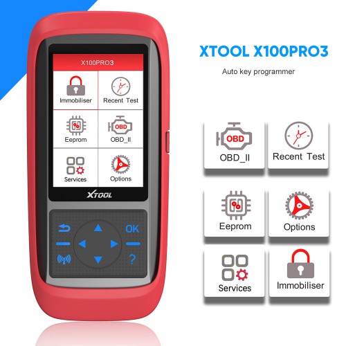 [UK/EU/DE/CZ Ship No Tax] Xtool X100 Pro3 Auto Key Programmer with ABS/TPS (Throttle Relearn)/EPB (SAS)/Oil reset and EPS Free Update