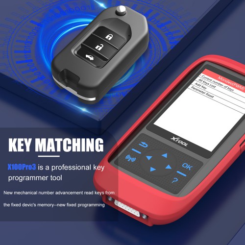 [UK/EU/DE/CZ Ship No Tax] Xtool X100 Pro3 Auto Key Programmer with ABS/TPS (Throttle Relearn)/EPB (SAS)/Oil reset and EPS Free Update