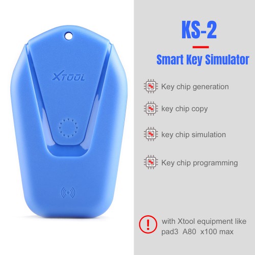 XTOOL KS-2 Mitsubishi Smart Key Simulator Support All Key Lost via OBD2