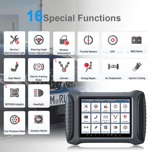 [EU Ship NO Tax] XTOOL X100 PAD 3 Key Fob Programming Tool with KC100 Bi-Directional Control & 31+ Services OE All Systems Diagnostic 2 Years Update