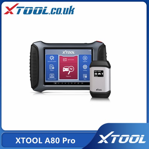 [UK/EU Ship No Tax] XTOOL A80 Pro Automotive All System Diagnostic Scanner with ECU Program/Coding Bi-Directional 31+ Reset Functions Key Programmer