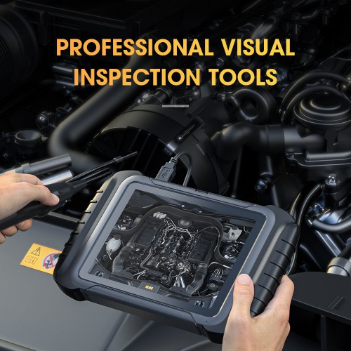 2024 XTOOL XV100 HD Flexible Snake Inspection Videoscope Connect With XTOOL Tablet USB 3.0 1080P IP67 Waterproof 8 LEDs