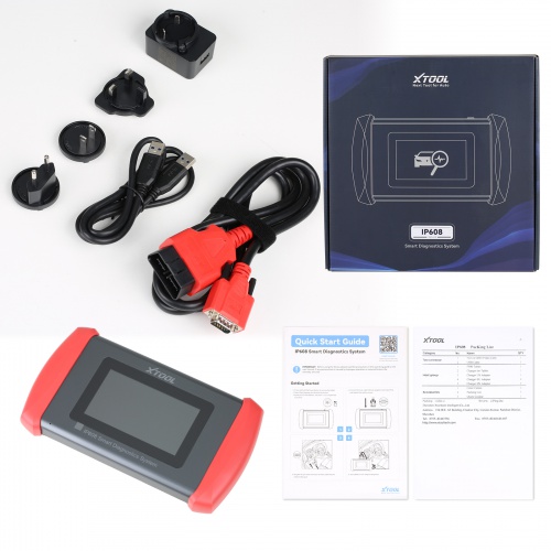 [No Tax] XTOOL InPlus IP608 OBD2 Scanner Diagnostic Tool Android 10.With CAN FD, 30+ Services, All System Scan Tool, ABS Bleeding