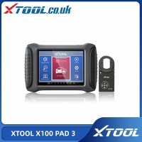 2024 XTOOL X100 PAD 3 Advanced Key Fob Programming Tool with KC100 and EEPROM Adapter Bi-Directional Control ECU Coding All Systems Diagnostic