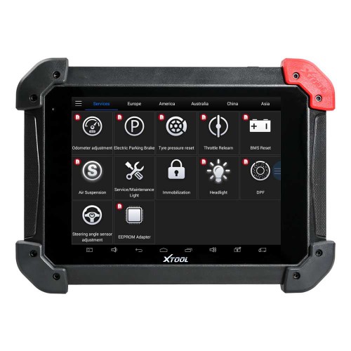 Xtool PS90 Tablet Diagnostic Tool Plus KC100 and Xtool KS1 Emulator VW 4/5th IMMO and BMW CAS Key Programming/Toyota All Key Lost