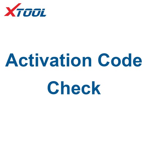 Xtool Device Activation Code Check Service