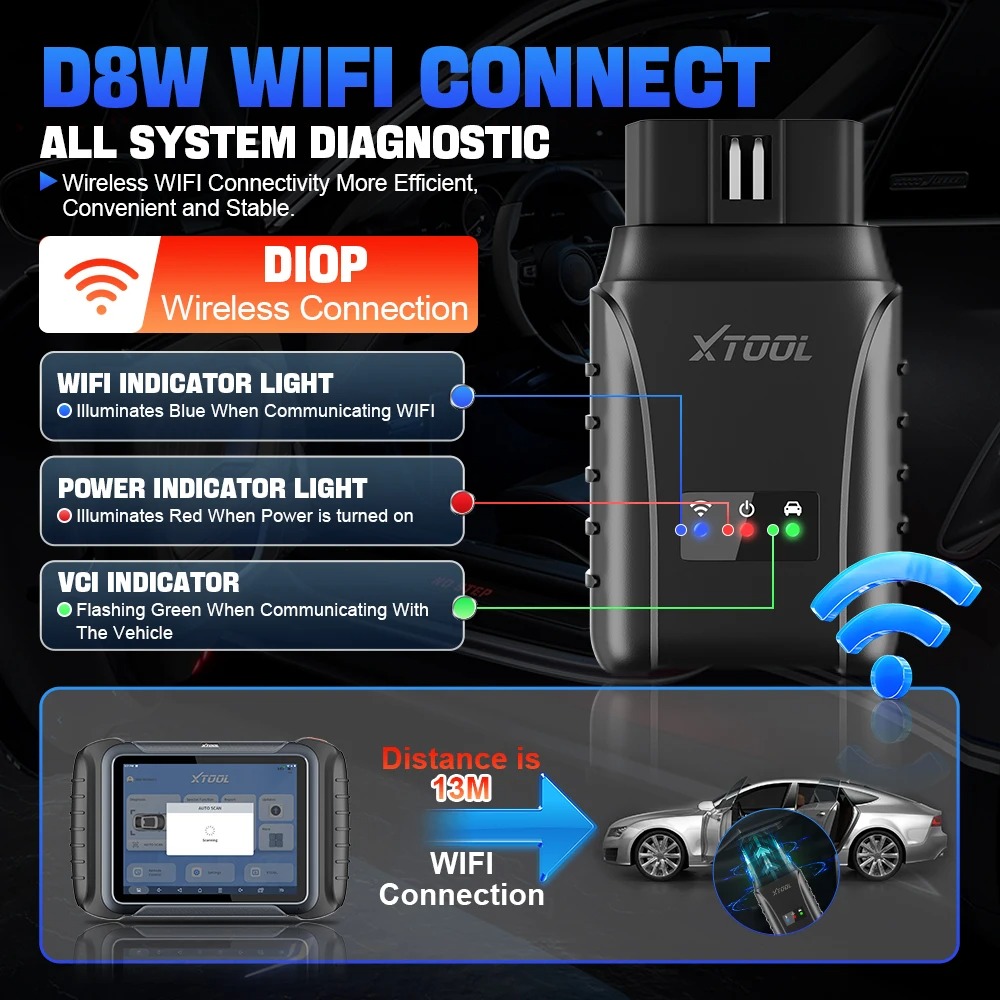 d8w wifi connection