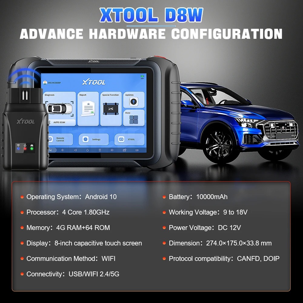 xtool d8w hardware configuration