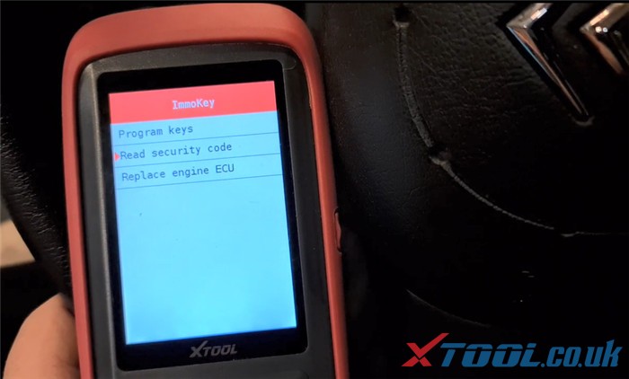 Xtool X100 Pro2 Citroen Key Program Guide 10