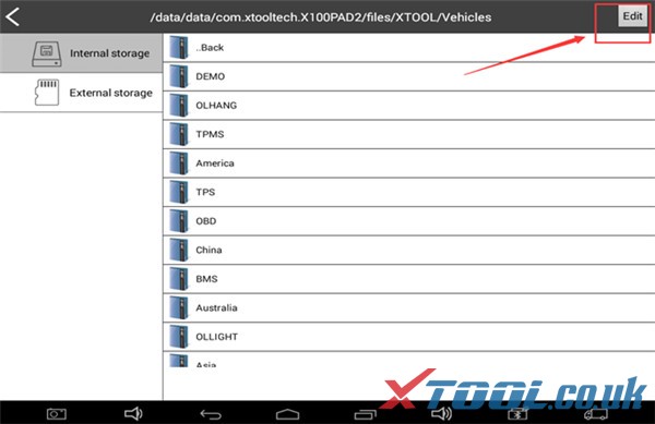 How to solve Xtool “Storage space is running out 03