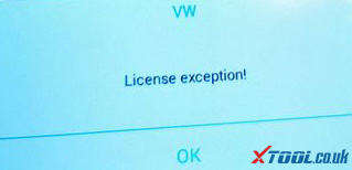 xtool pad2 License Exception error