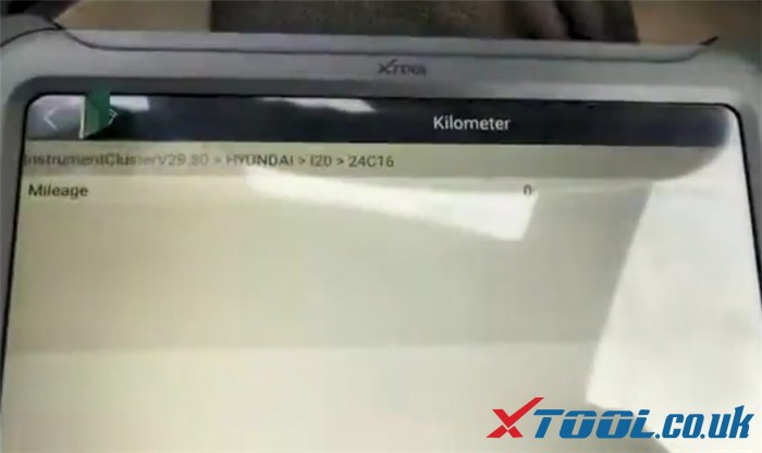 Xtool A80 Pro Change Mileage Hyundai I20 2010 3