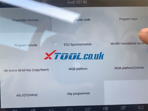 xtool-x100-pad2-pro-program-audi-a6-add-key-1