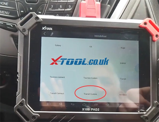 how-to-use-xtool-x100-pad2-add-key-for-ford-transit-03